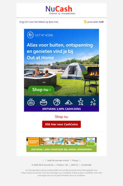 Alles voor buiten vind je bij Out At Home!