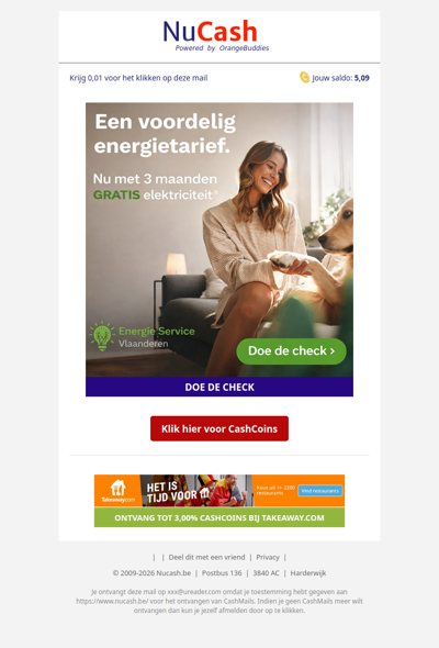 3 Maanden gratis elektriciteit!