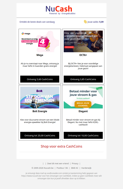 Bespaar op je energierekening met deze 4 deals!