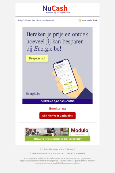 Ontdek hoeveel je kunt besparen!