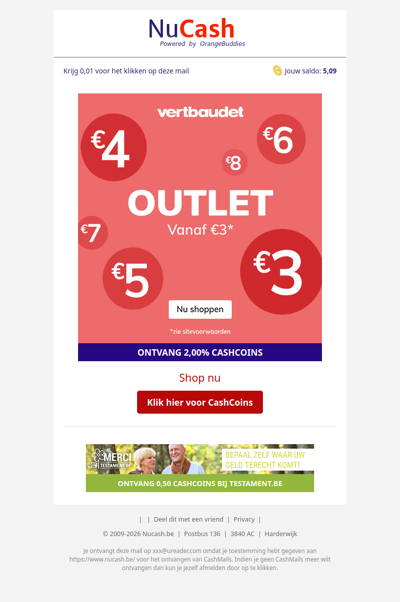 Shop vanaf slechts 3 EUR in de outlet bij Vertbaudet!