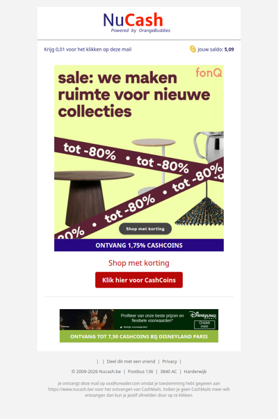 Sale bij fonQ: tot 80% korting!