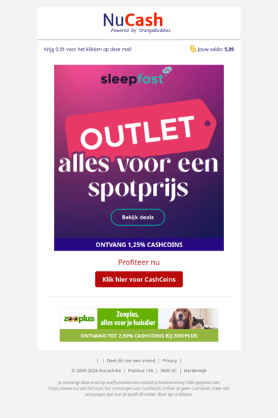 Alles voor een spotprijs bij Sleep Fast!