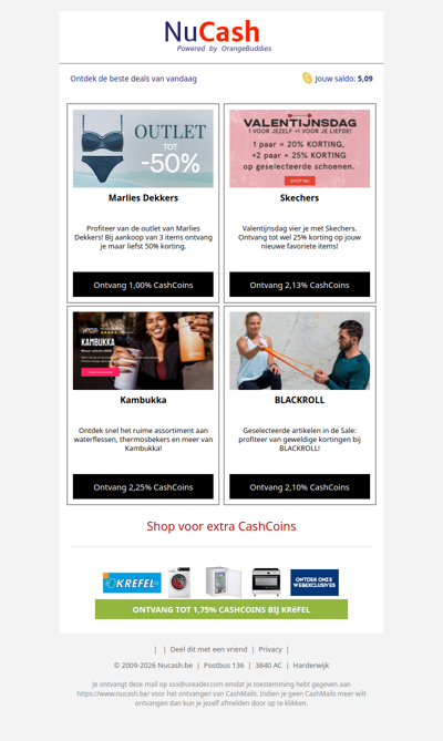 Vier Valentijnsdag met 4 nieuwe deals!