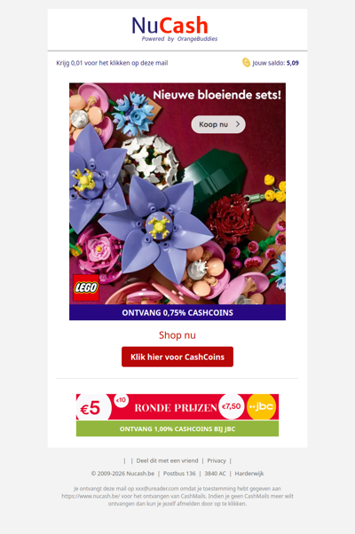 Nieuwe bloeiende sets bij LEGO!