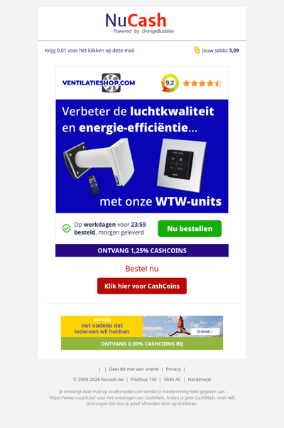 Verbeter de luchtkwaliteit in huis!