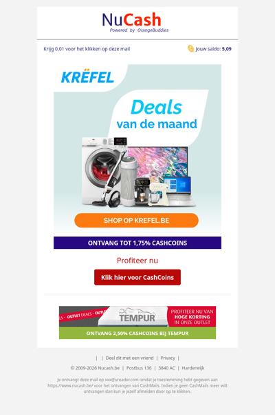 Deals van het moment: tot 35% korting!
