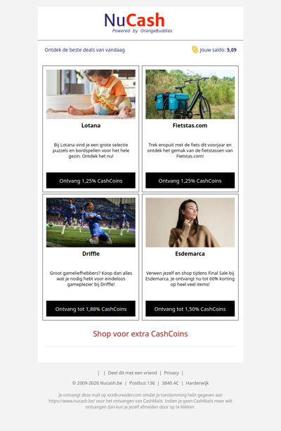 Ontdek deze 4 nieuwe deals van de week