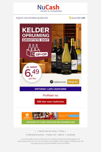 Grootste kelderopruiming ooit bij Wijnbeurs!