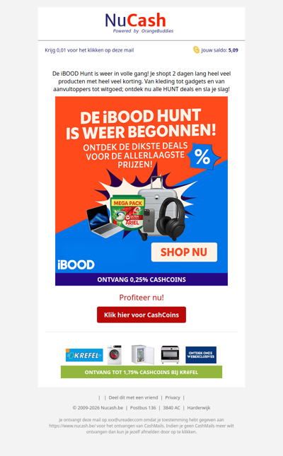 De iBOOD hunt is begonnen!