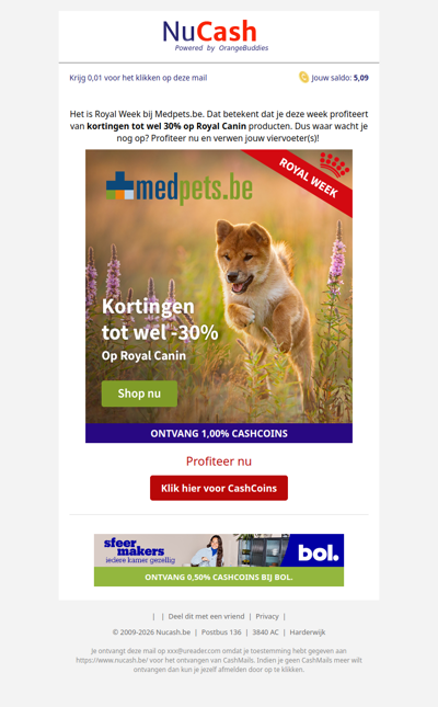 Tot 30% korting bij Medpets!