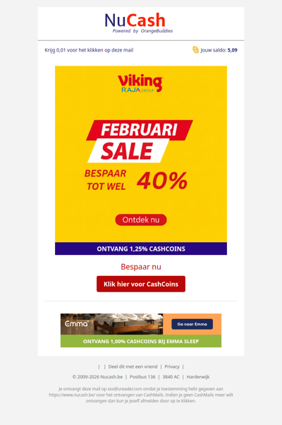 Bespaar tot wel 40% bij Viking