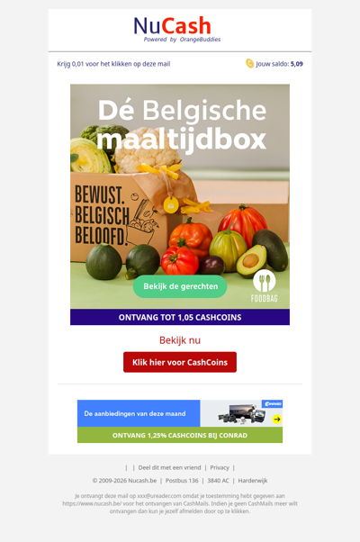 Ontdek dé Belgische maaltijdbox van Foodbag