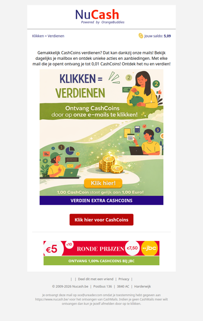 wdqd, eenvoudig meer CashCoins verdienen!