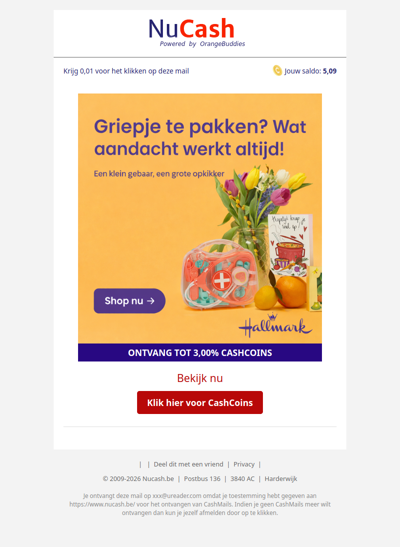 Griepje te pakken? Stuur een lieve beterschapsboost!