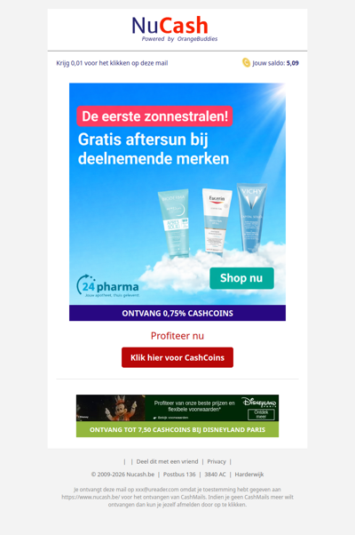 Gratis aftersun bij 24Pharma!