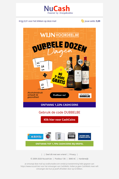 Dubbele Dozen Dagen: ontvang de 3e doos gratis!