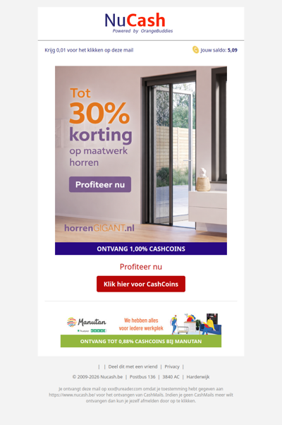 Tot 30% korting op maatwerk horren!