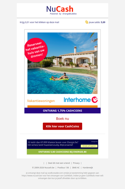 Reserveer nu het vakantiehuis van jouw dromen!