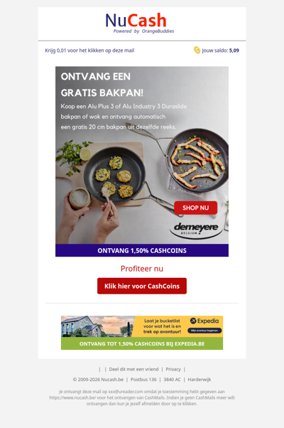 Ontvang een gratis bakpan bij DEMEYERE!