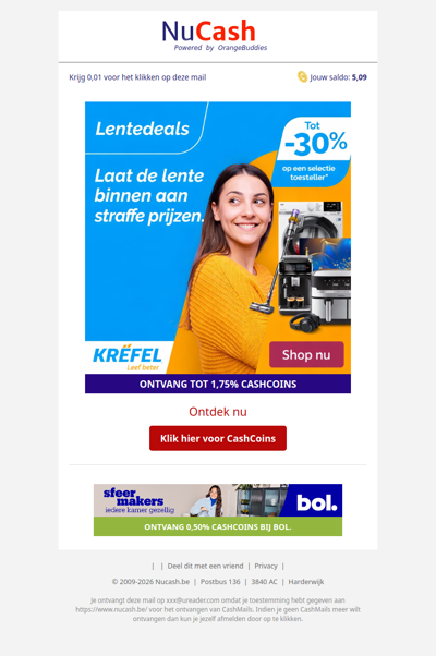 Laat de lente binnen aan straffe prijzen!