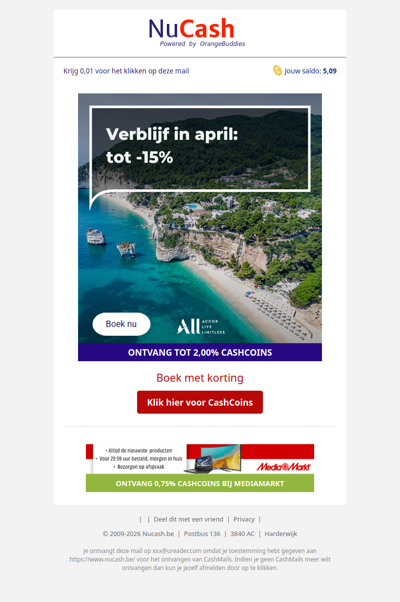 15% korting bij ALL - Accor Live Limitless!