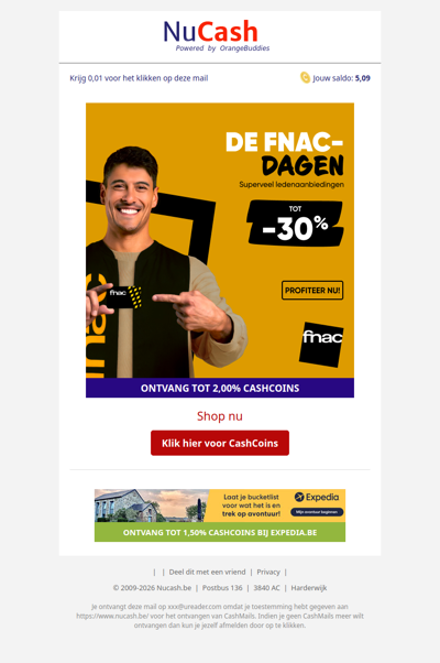 Krijg tot 30% korting tijdens de FNAC-Dagen!