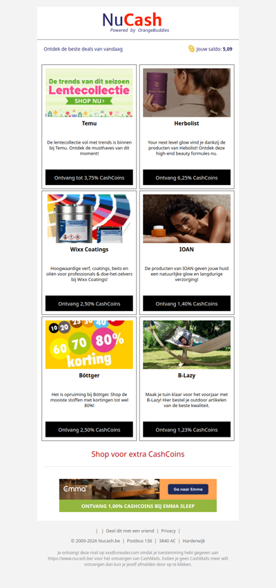 6 nieuwe deals die je niet mag missen!