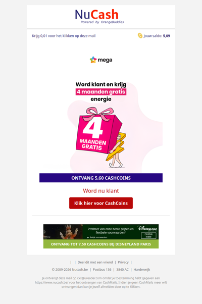 Krijg 4 maanden gratis energie