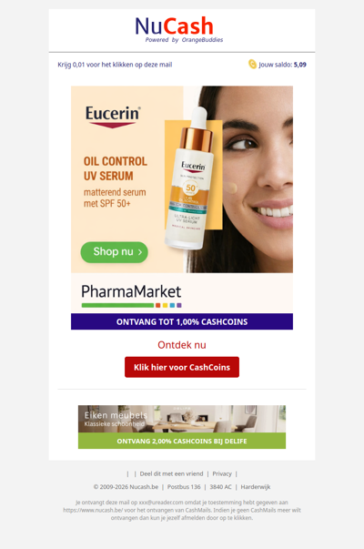 Ontdek Eucerin Sun Protection Oil met korting bij PharmaMarket!