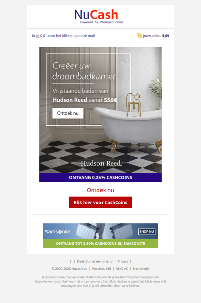 Creëer jouw droombadkamer met Hudson Reed!