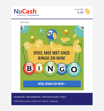 wdqd, er zijn nieuwe Bingokaarten beschikbaar