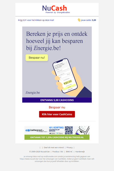 Zeker van een scherp tarief!