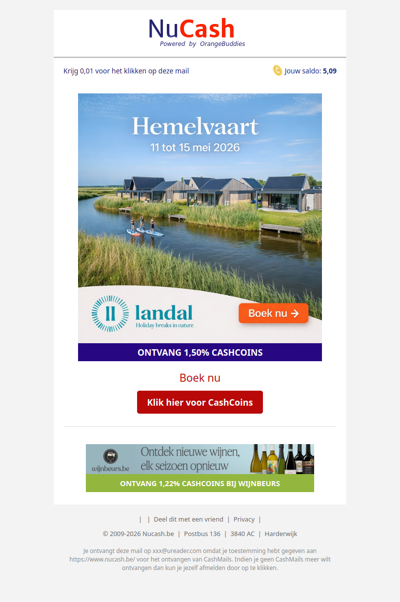 Vier de hemelvaartvakantie bij Landal GreenParks!