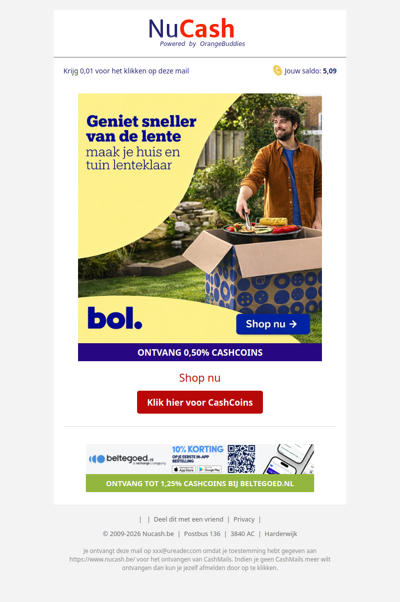 Geniet sneller van de lente met bol.