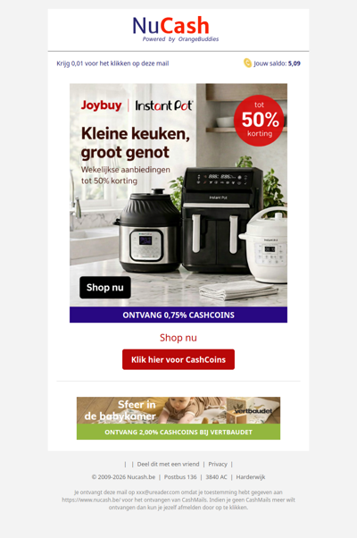 Tot 50% korting bij Joybuy!