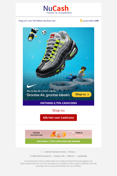 Ontdek de nieuwe Nike x LEGO collectie!