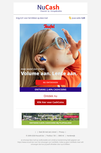 Jouw sound voor buiten bij Teufel