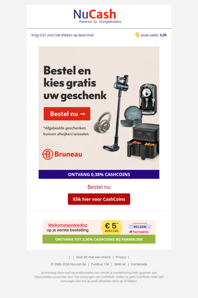 Kies een gratis geschenk bij je bestelling!