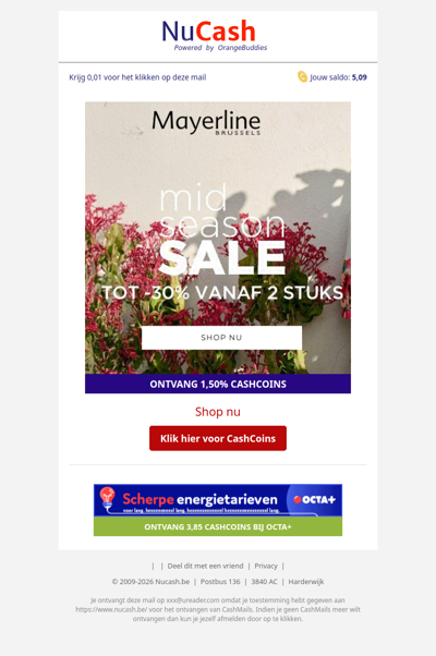 Mid Season Sale bij Mayerline: tot -30%!