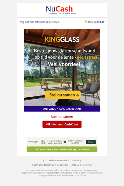 Bestel jouw glazen schuifwand op tijd voor de lente!