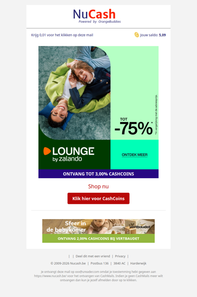 Tot 75% korting bij Lounge by Zalando!
