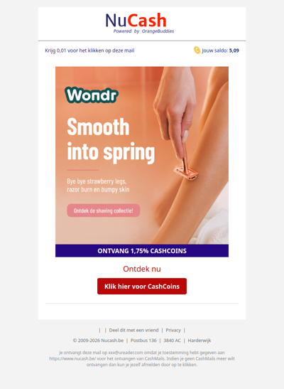 Smooth de lente in met WONDR!