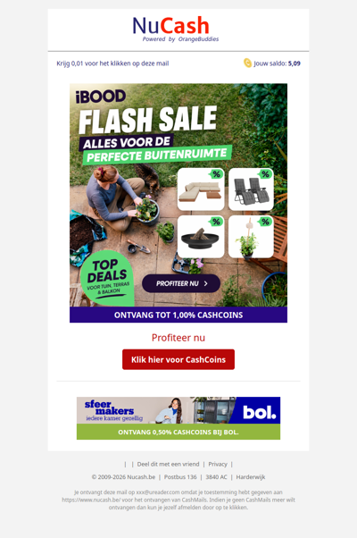 Flash sale bij iBOOD!