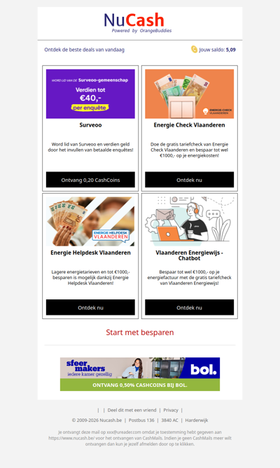 Ontdek deze deals en start met besparen!