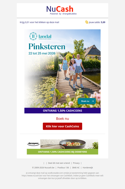 Vier Pinksteren bij Landal GreenParks!