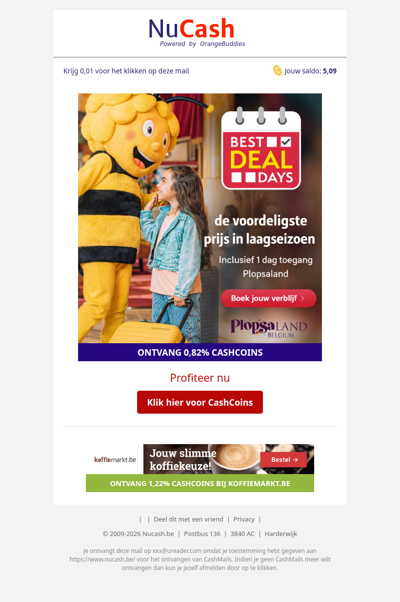 Best Deal Days bij Plopsaland!