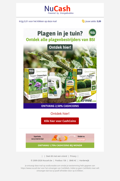 Alles voor een gezonde en plaagvrije tuin bij Hermie
