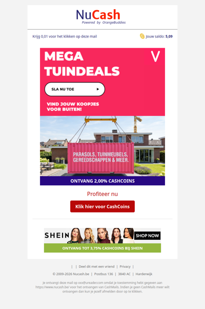 Mega tuindeals bij VoordeelVanger!