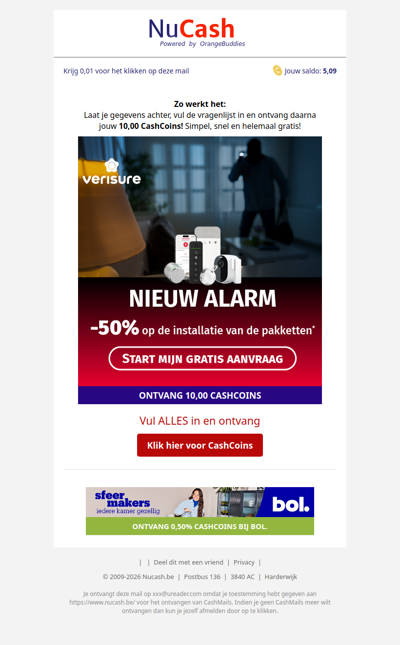 50% korting op je alarminstallatie